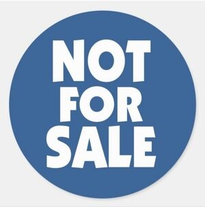 NOT FOR SALE